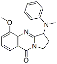 2,3-二氢-5-甲氧基-3-(甲基苯基氨基)-吡咯并[2,1-b]喹唑啉-9(1H)-酮结构式_16688-23-6结构式