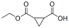 1,2-环丙烷二羧酸-1-乙酯结构式_167113-73-7结构式