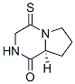 (S)-(9CI)-六氢-4-硫氧代吡咯并[1,2-a]吡嗪-1(2H)-酮结构式_167391-75-5结构式