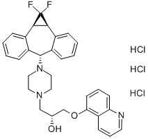 唑喹达三盐酸盐结构式_167465-36-3结构式