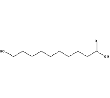 10-羟基癸酸结构式_1679-53-4结构式