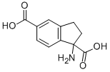 1-氨基-2,3-二氢-1H-茚-1,5-二羧酸结构式_168560-79-0结构式