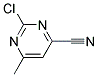 2-氯-6-甲基-4-嘧啶甲腈结构式_16858-56-3结构式