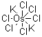 六氯锇酸钾结构式_16871-60-6结构式