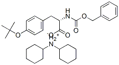 Cbz-Tyr(tBu)-OH dicyclohexylamine salt结构式_16879-90-6结构式