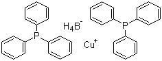 双(三苯基膦)硼氢化亚铜结构式_16903-61-0结构式