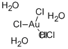 四氯金酸三水合物结构式_16961-25-4结构式