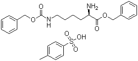 N6-苄氧羰酰基-L-赖氨酸苄酯对甲苯磺酸结构式_16964-83-3结构式