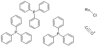 三(三苯基膦)羰基氢氯化钌(II)结构式_16971-33-8结构式