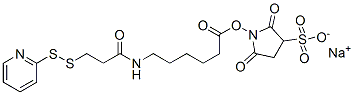 2,5-Dioxo-1-[(6-{[3-(2-pyridinyldisulfanyl)propanoyl]amino}hexanoyl)oxy]-3-pyrrolidinesulfonic acid Structure,169751-10-4Structure
