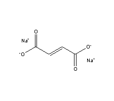 富马酸钠结构式_17013-01-3结构式