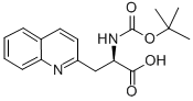 Boc-D-2-喹啉基丙氨酸结构式_170157-64-9结构式