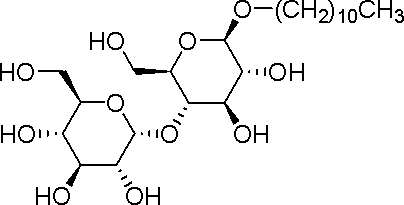 十一烷基βD麦芽苷结构式_170552-39-3结构式