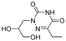 (9ci)-2-(2,3-二羟基丙基)-6-乙基-1,2,4-三嗪-3,5(2H,4h)-二酮结构式_170872-51-2结构式