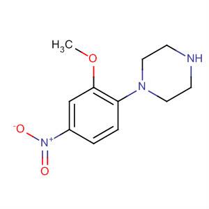 1-(2-甲氧基-4-硝基-苯基)-哌嗪结构式_170912-81-9结构式