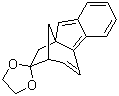螺[1,3-二氧戊环-2,8(9h)-[7h-7,9a]甲烷苯[a]甘菊环]结构式_171-00-6结构式