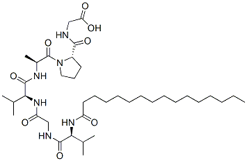 N-(1-oxohexadecyl)-l-valylglycyl-l-valyl-l-alanyl-l-prolylglycine Structure,171263-26-6Structure