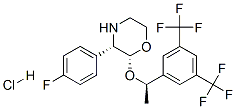 (2R,3S)-2-[(1R)-1-[3,5-双(三氟甲基)苯基]乙氧基]-3-(4-氟苯基)-吗啉盐酸盐结构式_171482-05-6结构式
