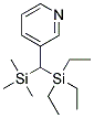 (9CI)-3-[(三乙基甲硅烷基)(三甲基甲硅烷基)甲基]-吡啶结构式_171497-97-5结构式