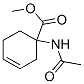 3-环己烯-1-羧酸,1-(乙酰基氨基)-,甲酯(9CI)结构式_172299-70-6结构式