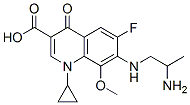7-[(2-Aminopropyl)amino]-1-cyclopropyl-6-fluoro-8-methoxy-4-oxo-1,4-dihydro-3-quinolinecarboxylic acid Structure,172426-87-8Structure