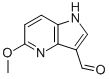 5-甲氧基-1H-吡咯并[3,2-b]吡啶-3-羧醛结构式_17288-55-0结构式
