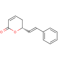 (6R)-(+)-5,6-二氢-6-苯乙烯基-2-吡喃酮结构式_17303-67-2结构式
