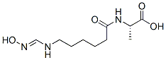 (9ci)-n-[6-[(羟基亚氨基甲基)氨基]-1-氧代己基]-L-丙氨酸结构式_173144-82-6结构式