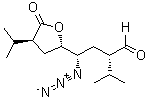 (αS, γS,2S,4S)-γ-叠氮四氢-α,4-双异丙基5-氧代-2-呋喃丁醛结构式_173154-02-4结构式