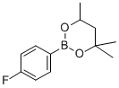 2-(4-氟苯基)-4,4,6-三甲基-1,3,2-二噁硼烷结构式_173341-99-6结构式
