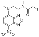 2-碘-n-甲基-n-(2-(甲基(7-硝基苯并[c][1,2,5]噁二唑-4-基)氨基)乙基)乙酰胺结构式_173485-12-6结构式