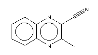 3-甲基-2-喹噁啉甲腈结构式_17357-88-9结构式