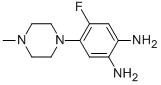 4-氟-5-(4-甲基哌嗪-1-基)苯-1,2-二胺结构式_174468-55-4结构式