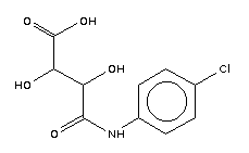 (2R,3r)-4-[(4-chlorophenyl)amino]-2,3-dihydroxy-4-oxo-butanoic acid Structure,17447-35-7Structure