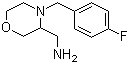 3-氨甲基-4-(4-氟苄基)吗啉结构式_174561-70-7结构式
