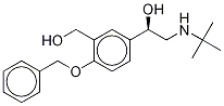 Levalbuterol related compound f (30 mg) (alpha-[{(1,1-dimethylethyl)amino}methyl}-4-(phenylmethoxy)-1,3-benzenedimethanol) Structure,174607-68-2Structure