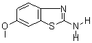 2-氨基-6-甲氧基苯并噻唑结构式_1747-60-0结构式