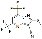 5,7-双(三氟甲基)-3-氰基-2-(甲基硫代)吡咯[1,5-a]嘧啶结构式_174842-48-9结构式
