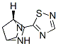 (1r)-(9ci)-2-(1,2,4-噻二唑-5-基)-,2,5-二氮杂双环[2.2.1]庚烷结构式_174953-95-8结构式