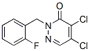 4,5-二氯-2-(2-氟苄基)吡嗪-3(2H)-酮结构式_175135-46-3结构式