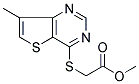 2-[(7-甲基噻吩并[3,2-d]嘧啶-4-基)硫代]乙酸甲酯结构式_175137-23-2结构式