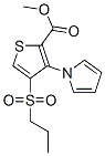 4-(丙基磺酰基)-3-(1H-吡咯-1-基)噻吩-2-羧酸甲酯结构式_175201-78-2结构式