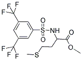 2-({[3,5-二(三氟甲基)苯基]磺酰基}氨基)-4-(甲基硫代)丁酸甲酯结构式_175202-21-8结构式