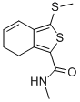 N1-甲基-3-(甲基硫代)-6,7-二氢苯并[c]噻吩-1-羧酰胺结构式_175202-56-9结构式