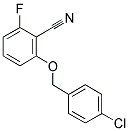 2-Fluoro-6-(4-chlorobenzyloxy)benzonitrile Structure,175204-10-1Structure