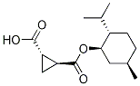 (1S,2s)-2-(((1r,2s,5r)-2-isopropyl-5-methylcyclohexyloxy)carbonyl)cyclopropanecarboxylic acid Structure,175221-03-1Structure