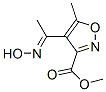 4-(1-羟基亚氨基乙基)-5-甲基异噁唑-3-羧酸甲酯结构式_175277-20-0结构式
