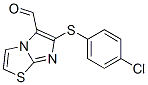 6-[(4-氯苯基)硫代]咪唑[2,1-b][1,3]噻唑-5-甲醛结构式_175277-53-9结构式