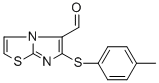 6-(4-甲基苯基硫代)咪唑并[2,1-b]噻唑-5-羧醛结构式_175277-55-1结构式