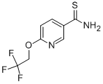 6-(2,2,2-三氟乙氧基)吡啶-3-硫代-羧酰胺结构式_175277-59-5结构式
